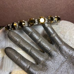 Gold metallic Sorrelli cuff bracelet